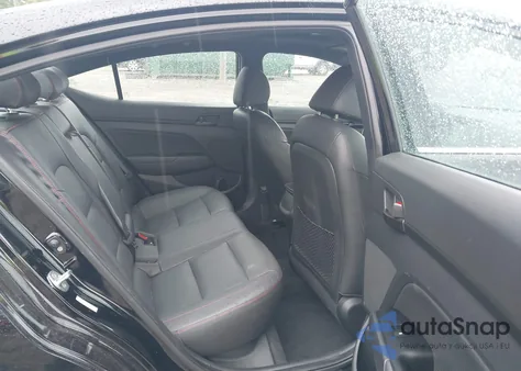 2018 Hyundai Elantra Sport из США, поврежденный, VIN KMHD04LB7JU558438